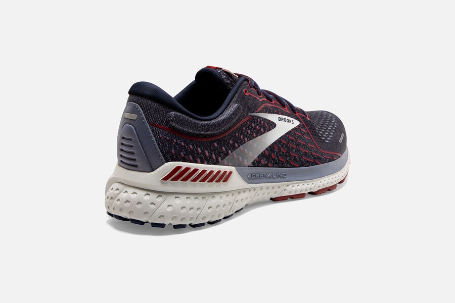 Brooks Adrenaline Gts 21 Road Loopschoenen Heren - Zwart/Zilver - 308645WRZ